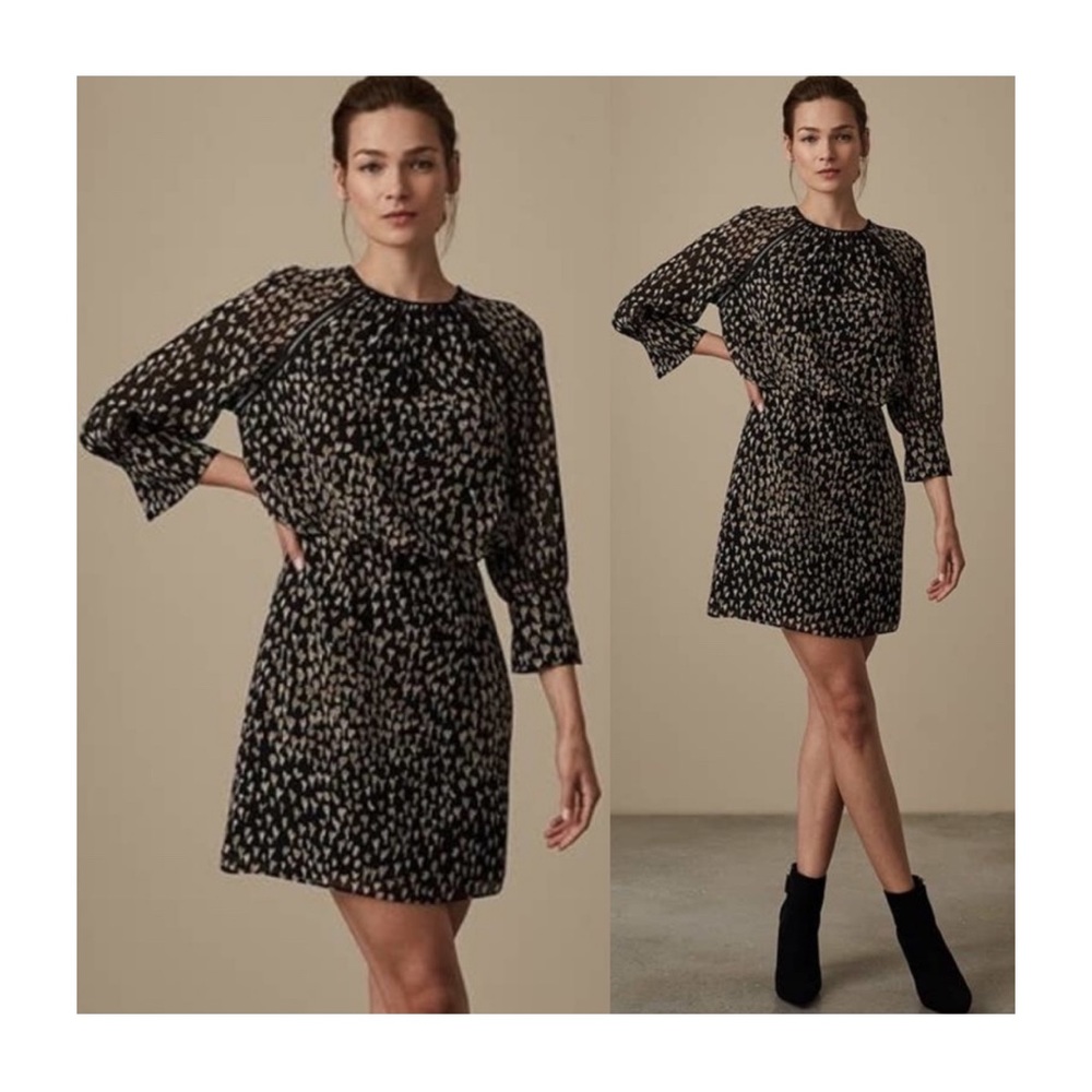 Reiss Melania Ditsy-Floral Dress